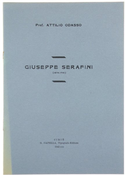 GIUSEPPE SERAFINI (1874-1941).