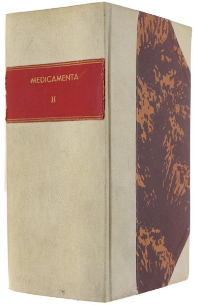 MEDICAMENTA. Quarta edizione. Volume secondo: "DIZIONARIO DEI MEDICAMENTI".