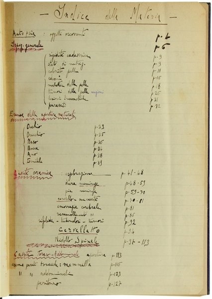 APPUNTI DI ANATOMIA PATOLOGICA. Anno accademico 1928-29.