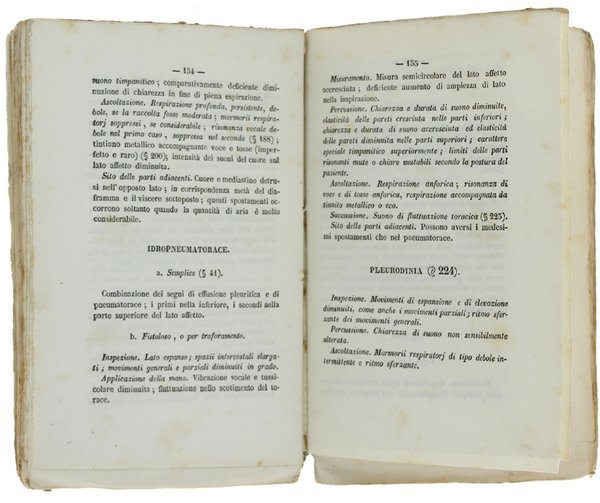 DIAGNOSTICA FISICA DELLE MALATTIE DEGLI ORGANI DELLA RESPIRAZIONE.