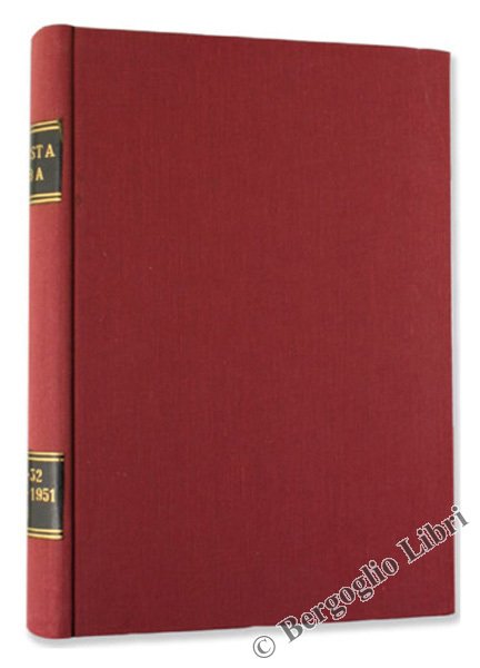 RIVISTA CIBA. Anno terzo - Anno quarto - Anno quinto.