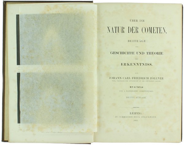 ÜBER DIE NATUR DER COMETEN. Beiträge zur Geschichte und Theorie …