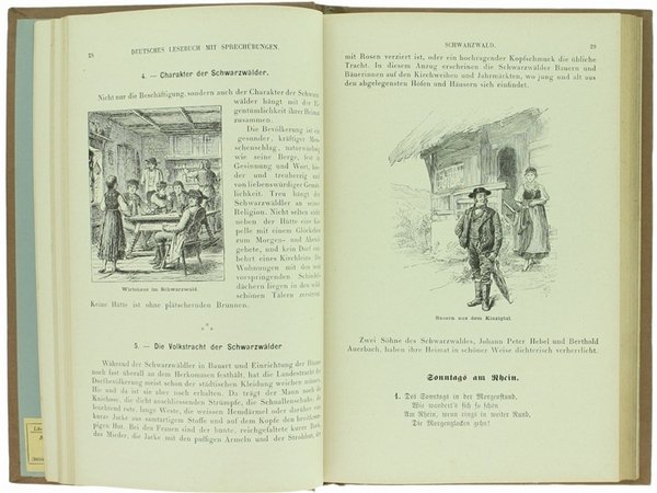 DEUTSCHES LESEBUCH MIT SPRECHÜBUNGEN FÜR QUARTA UND TERTIA. Deutschland in …