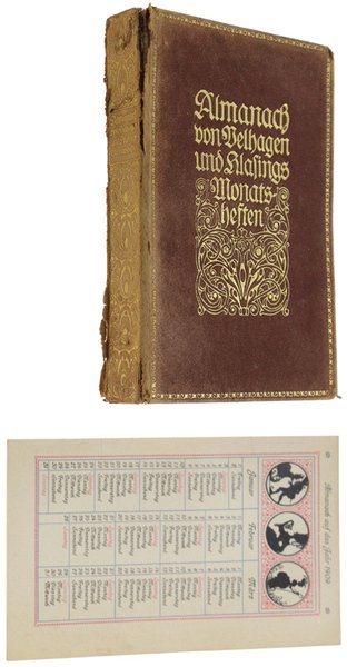 ALMANACH HERAUSGEGEBEN VON DER REDAKTION VON VELHAGEN UND KLASINGS MONATSHEFTEN …