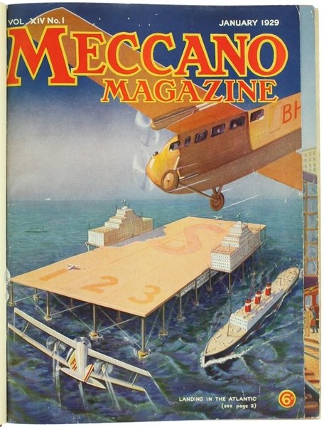 MECCANO MAGAZINE, Volume XIV - 1929 (12 monthly issues bound …