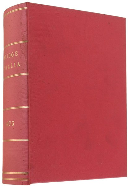 BRIDGE D'ITALIA. Annata 1975 completa. Rivista mensile della Federazione Italiana …