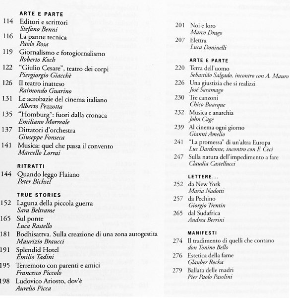 LO STRANIERO. Arte, Cultura, Società. N. 1 - Anno I …