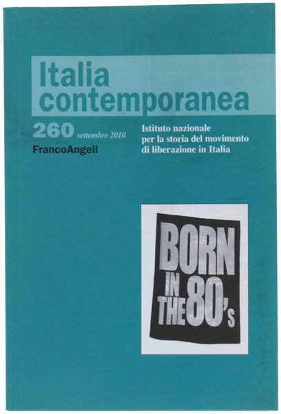 ITALIA CONTEMPORANEA n. 260 - settembre 2010