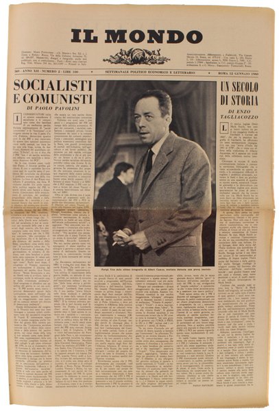 IL MONDO. Annata 1960 completa - Settimanale Politico Economico e …