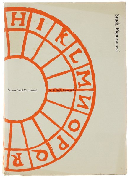 STUDI PIEMONTESI. Vol.XVIII - 1989, fasc.2. [Ottimo]