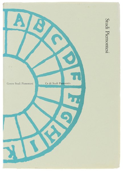 STUDI PIEMONTESI. Vol. XX - 1991, fasc.1. [Ottimo]