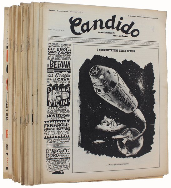 CANDIDO - Settimanale del sabato. 37 numeri del 1969.