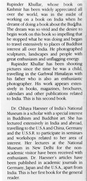 INDIA LAND OF THE BUDDHA.