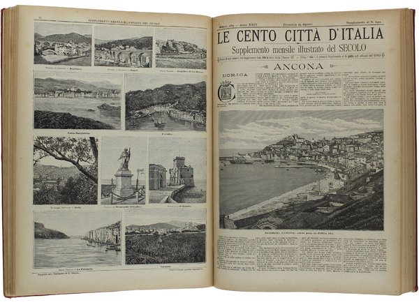LE CENTO CITTA' D'ITALIA . [Prima edizione 1887-1902: tutto il …
