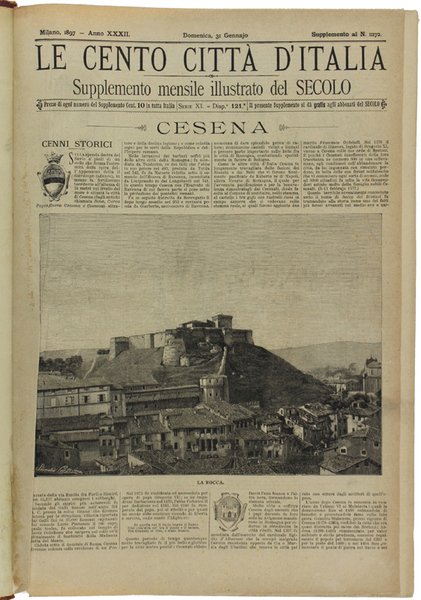 LE CENTO CITTA' D'ITALIA . [Prima edizione 1887-1902: tutto il …