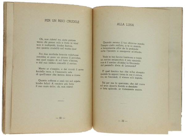 ORME SOLITARIE. Versi.