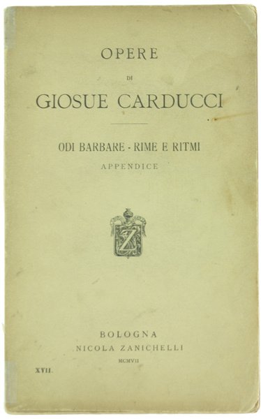 ODI BARBARE - RIME E RITMI. Con un'appendice.