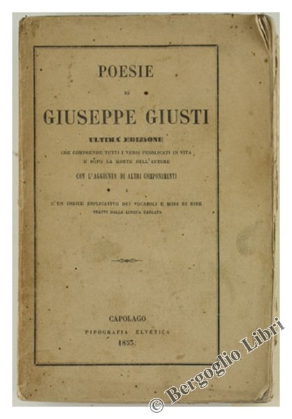 POESIE - Ultima edizione che comprende tutti i versi pubblicati … | Immagine principale