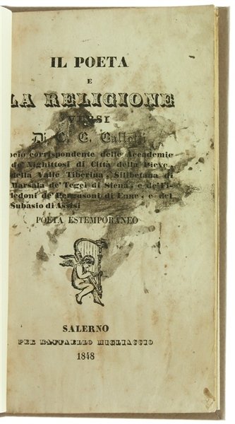 IL POETA E LA RELIGIONE. Versi
