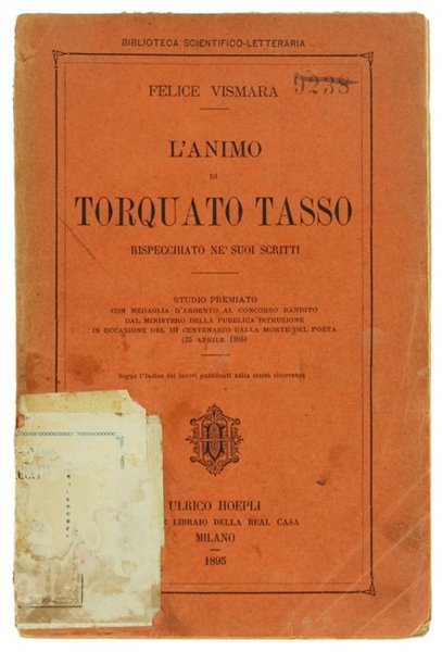 L'ANIMO DI TORQUATO TASSO RISPECCHIATO NE' SUOI SCRITTI. | Immagine Gallery 2