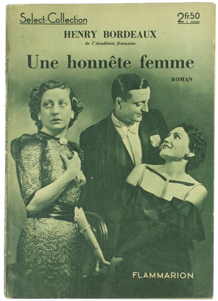 UNE HONNETE FEMME. Roman.