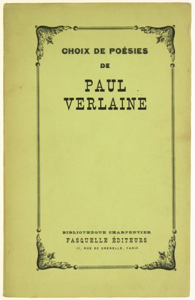 CHOIX DE POESIES.