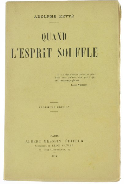 QUAND L'ESPRIT SOUFFLE | Immagine principale