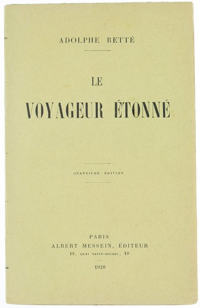LE VOYAGEUR ETONNE'.