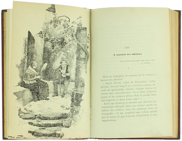 A TRAVERS LES MANSARDES ET LES ECOLES. Illustré par Menta
