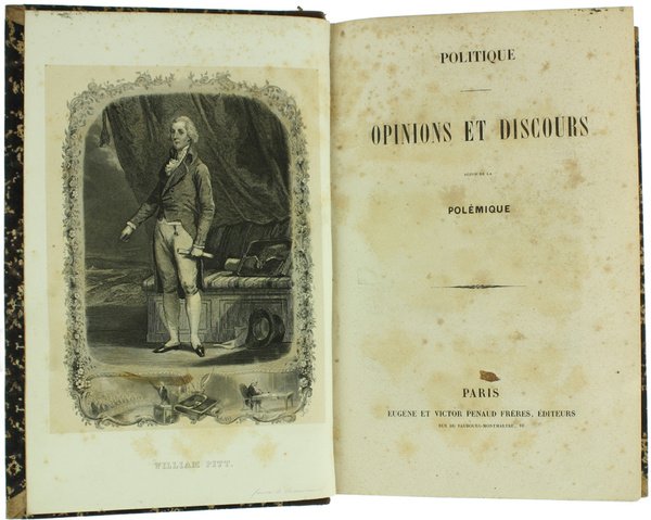 OPINIONS ET DISCOURS. Suivis de la Polemique. | Immagine Gallery 2