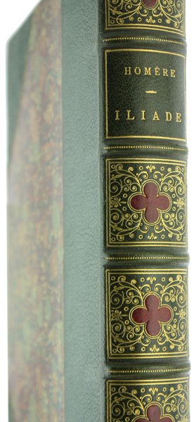 ILIADE. Vingt-quatre grandes compositions par M.Henri Motte. Traduction par Emile …