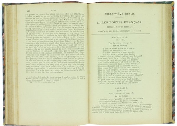 LA FRANCE LITTERAIRE. Morceaux choisis des principaux écrivains français depuis …
