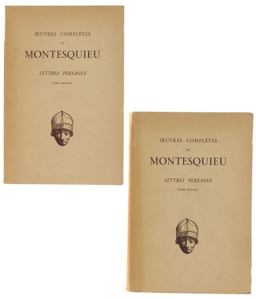 LETTRES PERSANES. Tome I + Tome II.