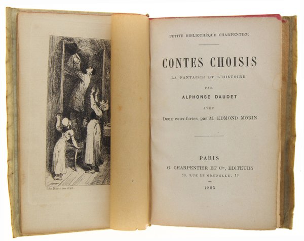CONTES CHOISIS. La fantaisie et l'histoire. Avec deux eaux-fortes par …