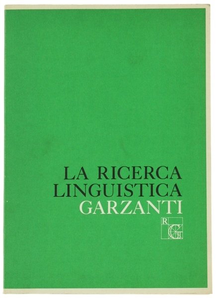 LA RICERCA LINGUISTICA - per la Scuola Media.