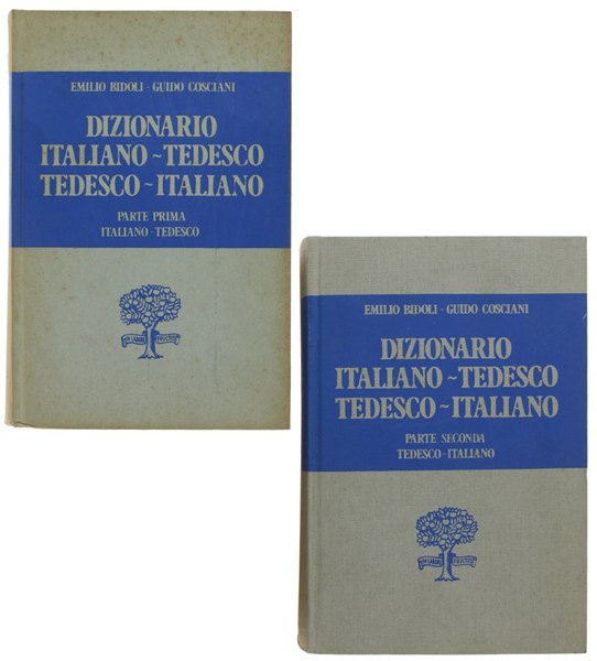 DIZIONARIO ITALIANO TEDESCO E TEDESCO ITALIANO [Completo 2 volumi]