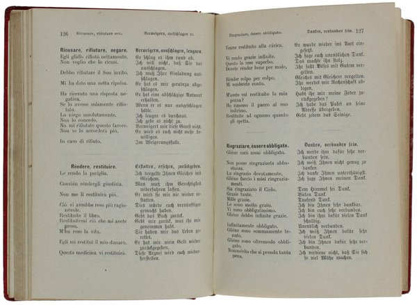 MANUALE DI CONVERSAZIONE ITALIANA E TEDESCA ossia Guida Completa per …