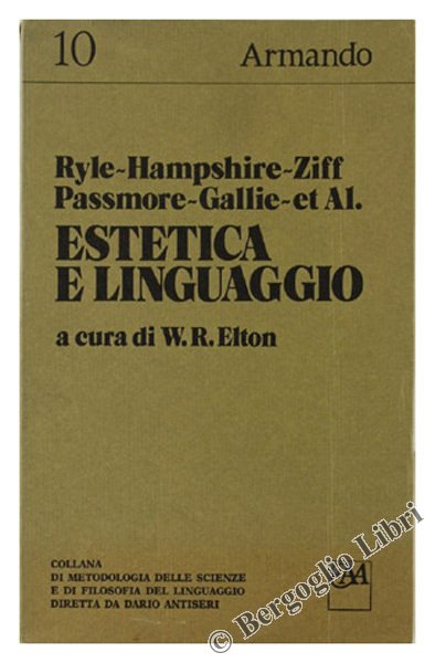 ESTETICA E LINGUAGGIO.