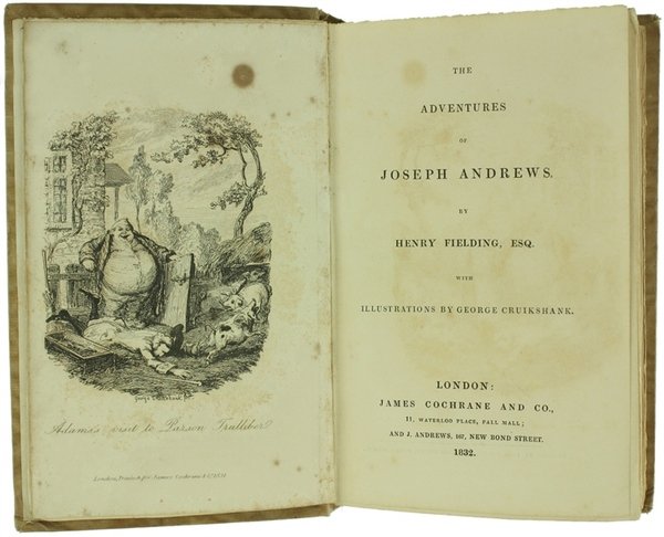 THE ADVENTURES OF JOSEPH ANDREWS with Illustrations by George Cruikshank.