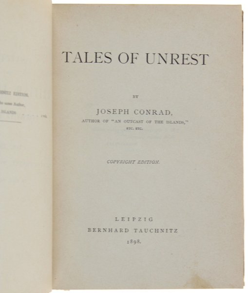 TALES OF UNREST + YOUNG BLOOD. Both Copyright Editions.