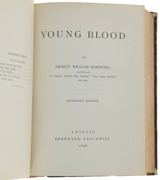 TALES OF UNREST + YOUNG BLOOD. Both Copyright Editions.