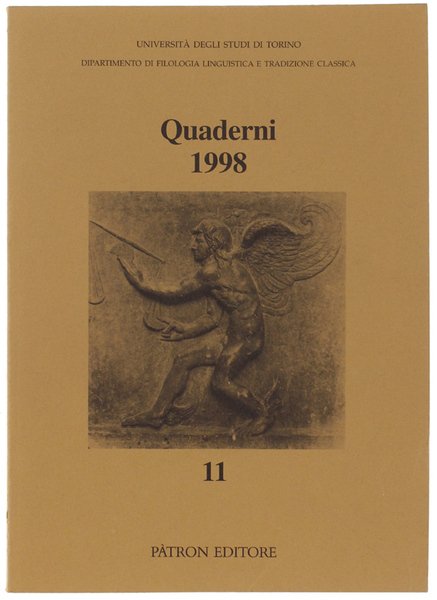 QUADERNI DEL DIPARTIMENTO DI FILOLOGIA LINGUISTICA E TRADIZIONE CLASSICA - …