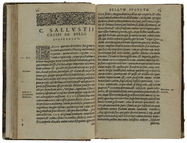 DE CONIURATIONE CATILINAE - DE BELLO JUGURTHINO - HISTORIARUM LIB. …
