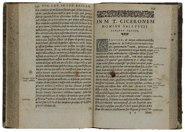 DE CONIURATIONE CATILINAE - DE BELLO JUGURTHINO - HISTORIARUM LIB. …