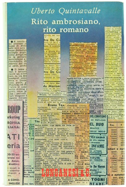 RITO AMBROSIANO, RITO ROMANO.