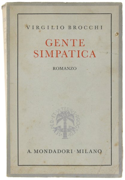 GENTE SIMPATICA. Romanzo (2a edizione) | Immagine principale