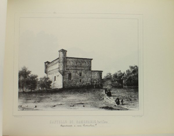 ALBUM DELLE CASTELLA FEUDALI DELLA MONARCHIA DI SAVOIA. Con notizie …