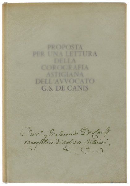 PROPOSTA PER UNA LETTURA DELLA COROGRAFIA ASTIGIANA DELL'AVVOCATO G.S. DE … | Immagine principale
