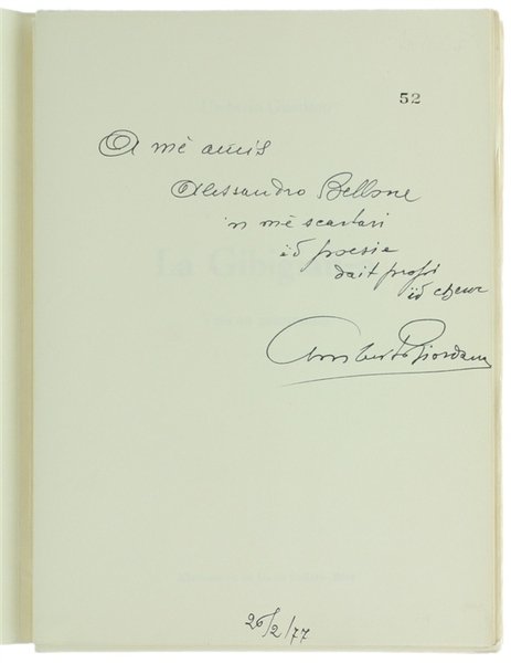 LA GIBIGIAN-A. Vers an piemontèis. Illustrassion êd Mario Caffaro-Röre.