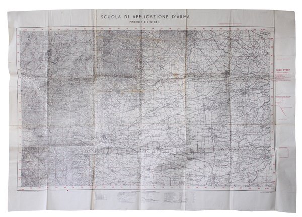 PINEROLO E DINTORNI. Scala di 1:25.000.